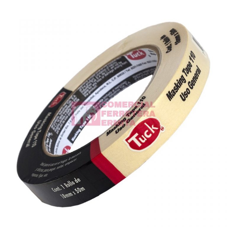 Masking Tape Uso General 18Mmx50M Tipo 110 Tuk Comercial Ferretera Ermita